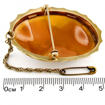 9ct gold Cameo Brooch